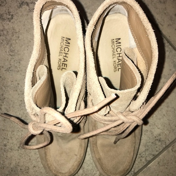 MICHAEL Michael Kors Suede Wedge Bootie - Picture 4 of 6